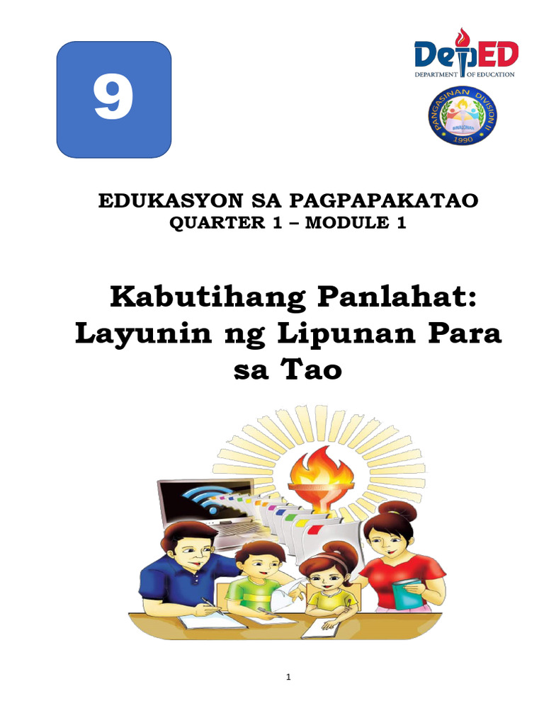 ESP 9 QUARTER 1 Module 1 Final1 | PDF