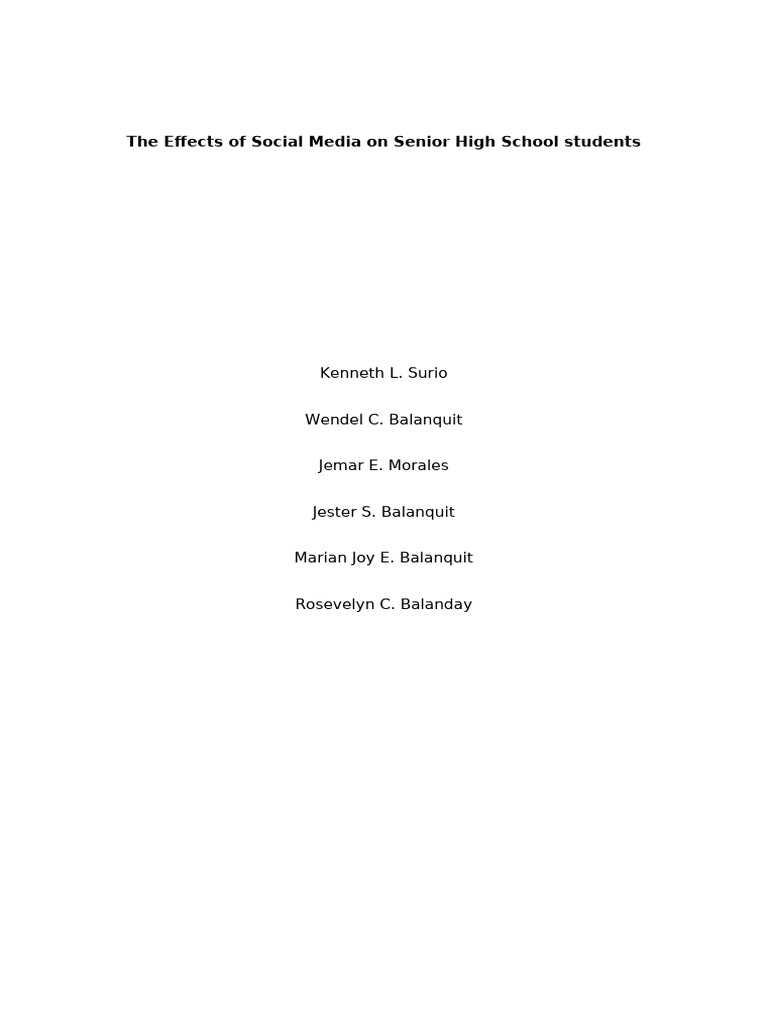 The Effects of WPS Office | PDF | Social Media | Popular Culture ...