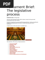 UK Bill Passage Stages Explained | PDF | Bill (Law) | Royal Assent
