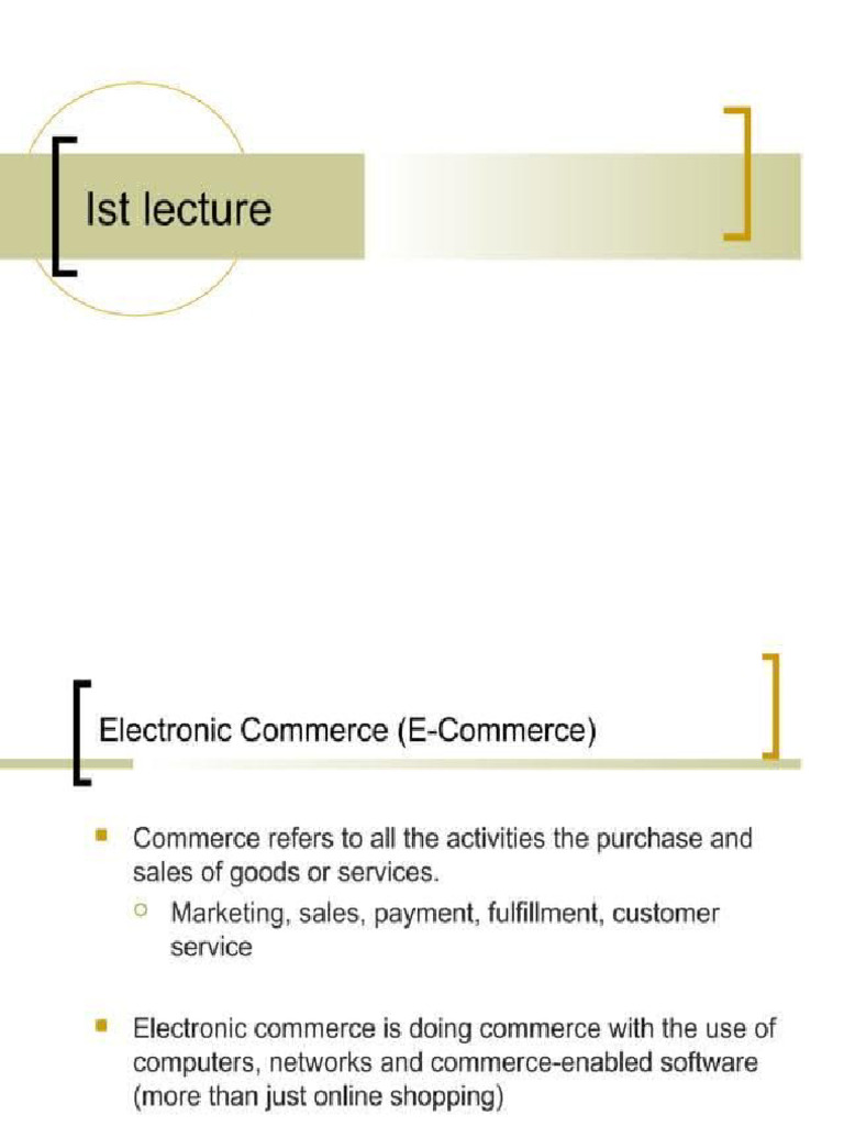 Ecommerce Pdf