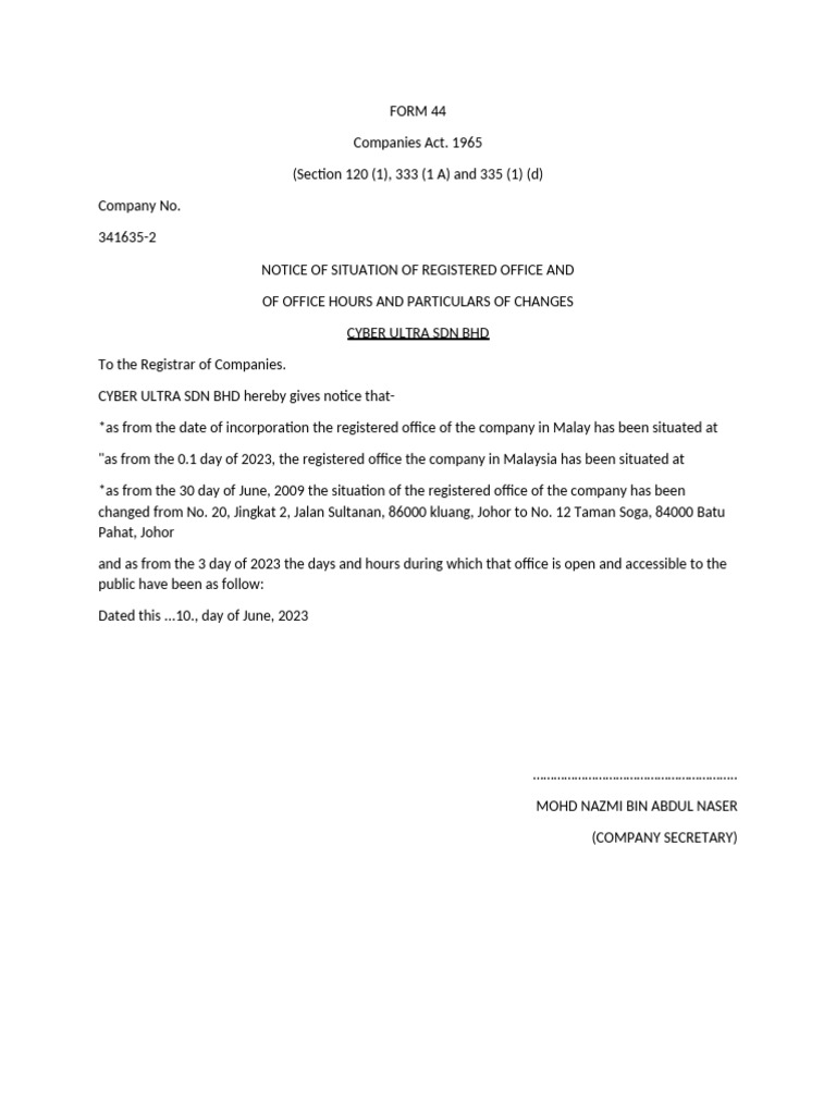 Form 44 pdf
