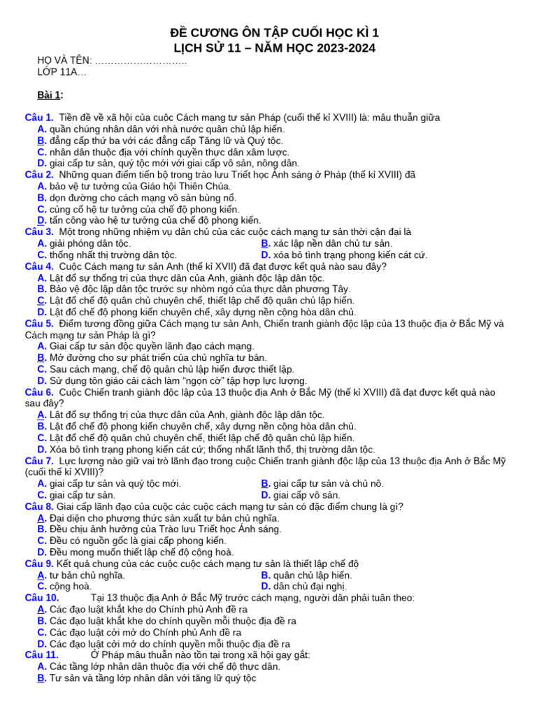 Dap an de cuong 11 pl cu i hk1 pdf