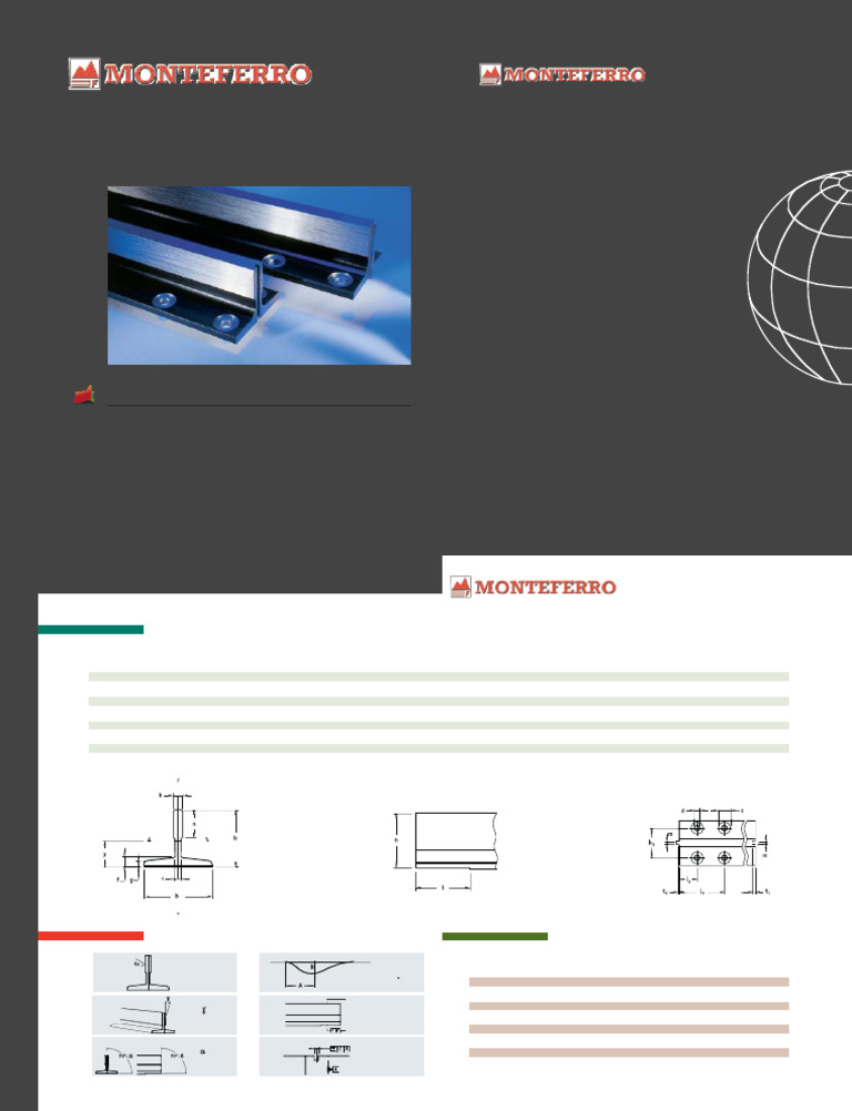 Monteferro Guide Rails Specifications | PDF