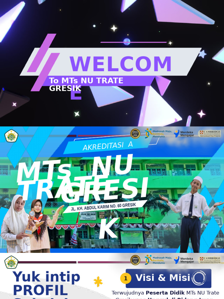 Profil MTs NU Trate Gresik | PDF