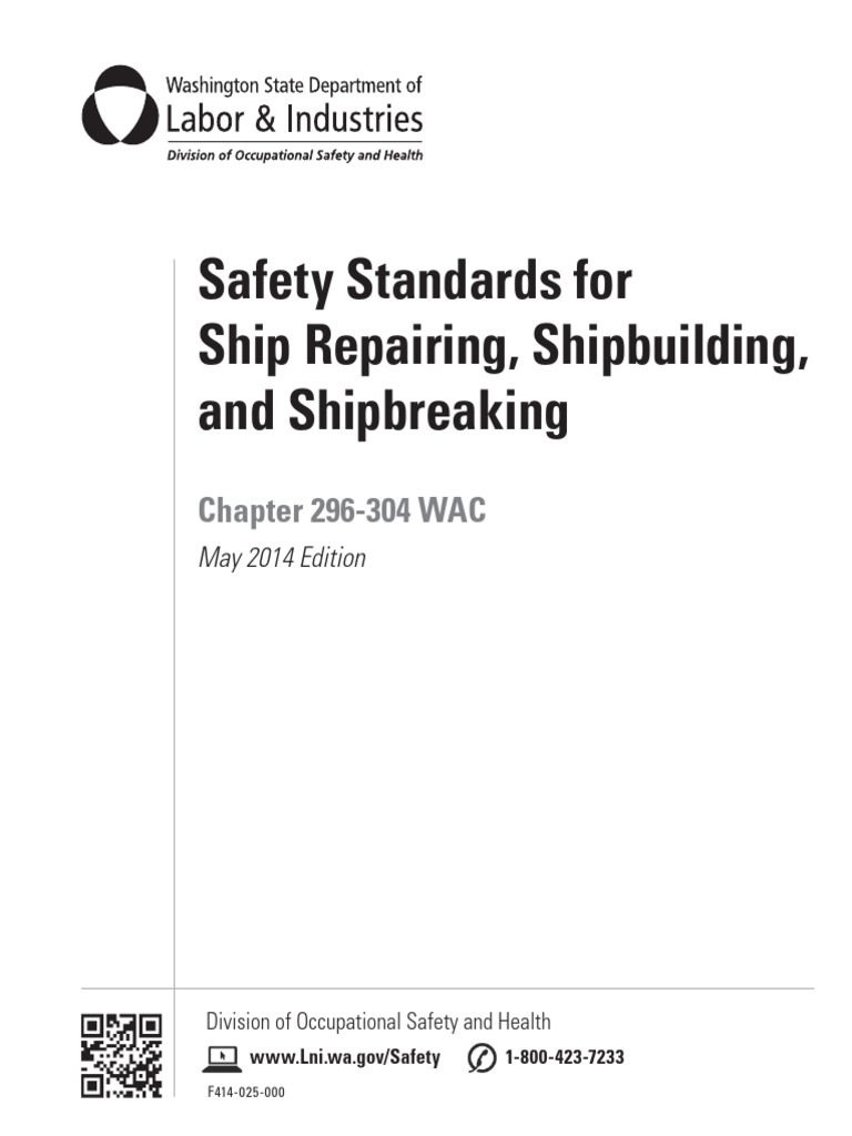 Safety Standards For Ship Repairing, Shipbuilding, and Shipbreaking ...