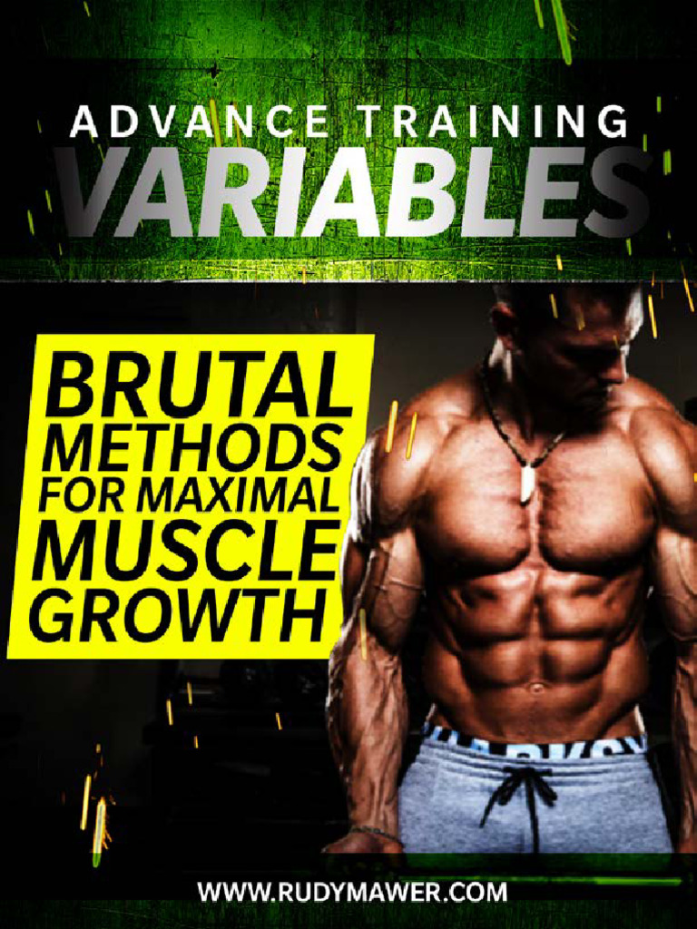 Advanced Training Variables BluePrint | PDF | Strength Training ...
