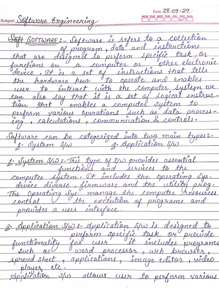 Software Engineering by Neha Mam | PDF