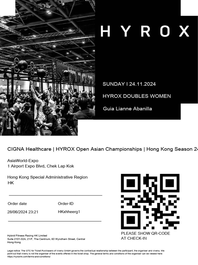 HYROX Doubles Women Event Info | PDF