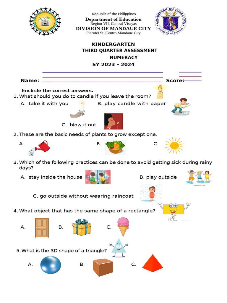 3rd Quarter TQ Numeracy | PDF