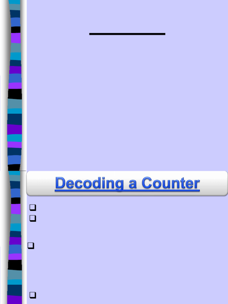 MOD-8 Counter Design and Decoding Techniques | PDF | Logic Gate ...