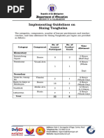 DFOT 2025-2026 General Guidelines | PDF | Dances | Musical Compositions