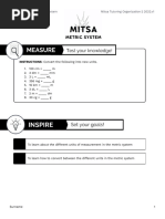 Metric Conversion Ladder Method Guide | PDF