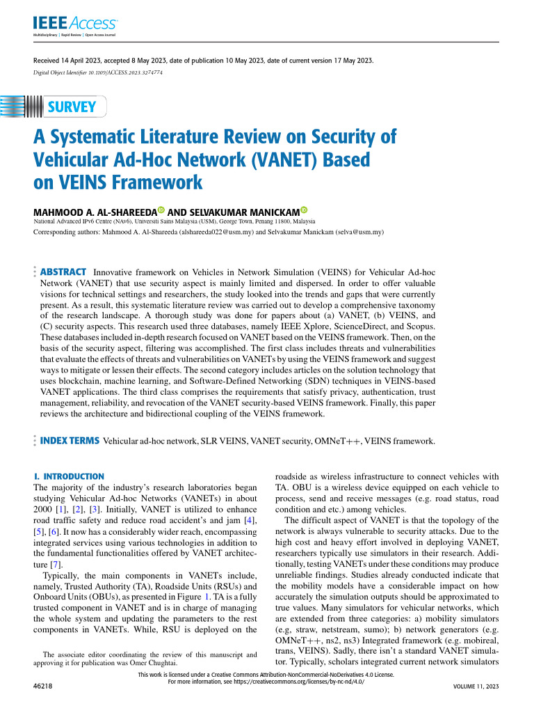 A Systematic Literature Review On Security of | PDF | Simulation ...