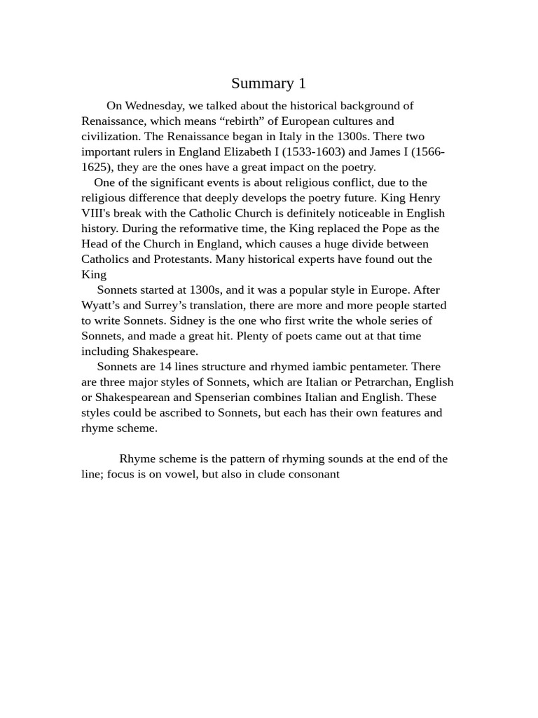 Summary 1 | PDF