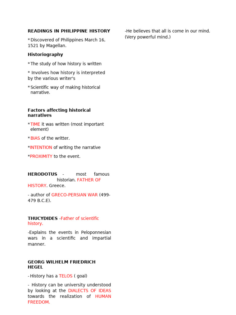 Philippine History Readings Overview | PDF | Taxes | President Of The ...