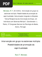 Intervencao Em Grupo Na Esclerose Multipla Possibilidades de Promocao-da Espiritualidade