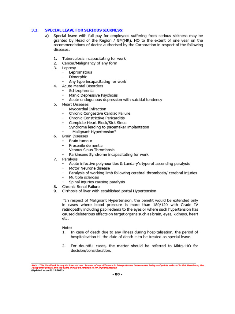 Special Leave | PDF | Hypertension | Thrombosis