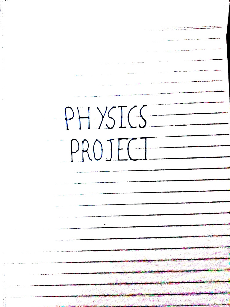 Physics Project Electricity | PDF