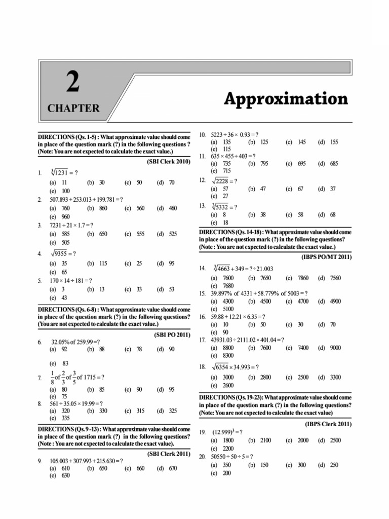 Approximation | PDF