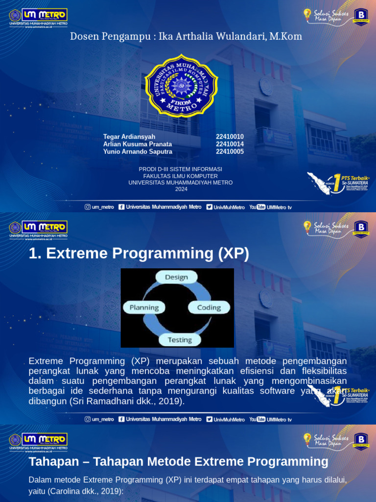 PPT Metode XP & Agile | PDF