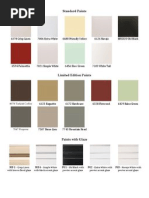 Winnebago 2021 Paint Code Guide | PDF | Camping | Motor Vehicle