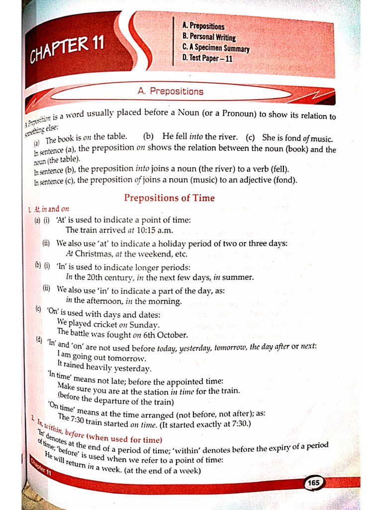 Prepositions | PDF