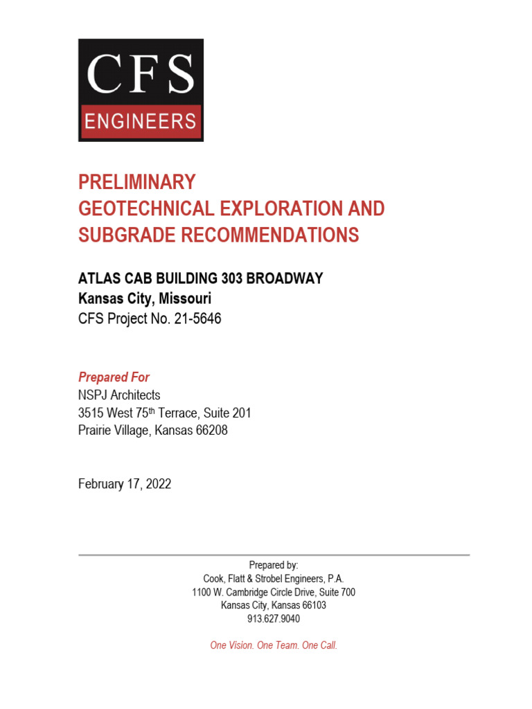 23 0217 - Geotechnical Report - 303 Broadway | PDF | Deep Foundation ...