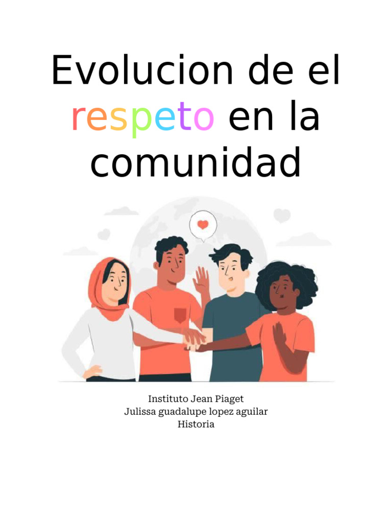Evolucion de El Respeto en La Comunidad | PDF