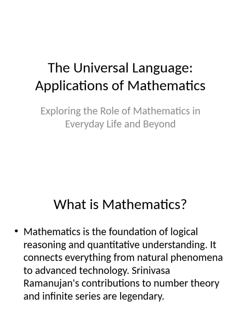 APPLICATION OF MATHEMATICS IN DAILY LIFE PDF visual data 8