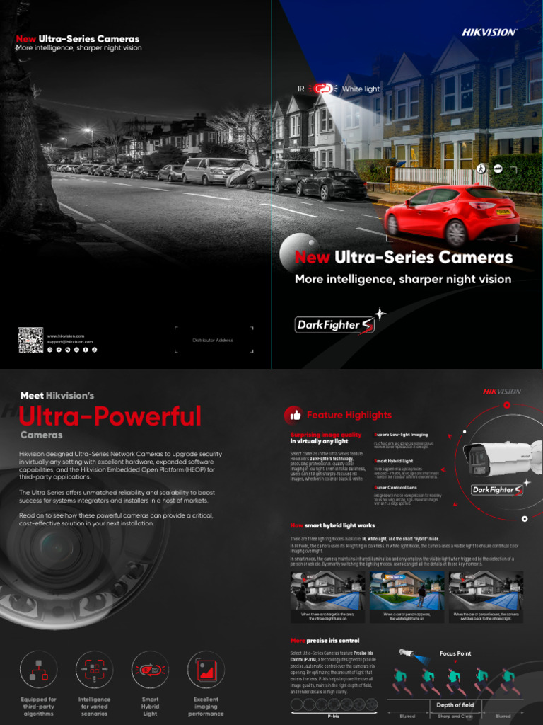 Hikvision Ultra-Series Camera Overview | PDF | Camera | Infrared
