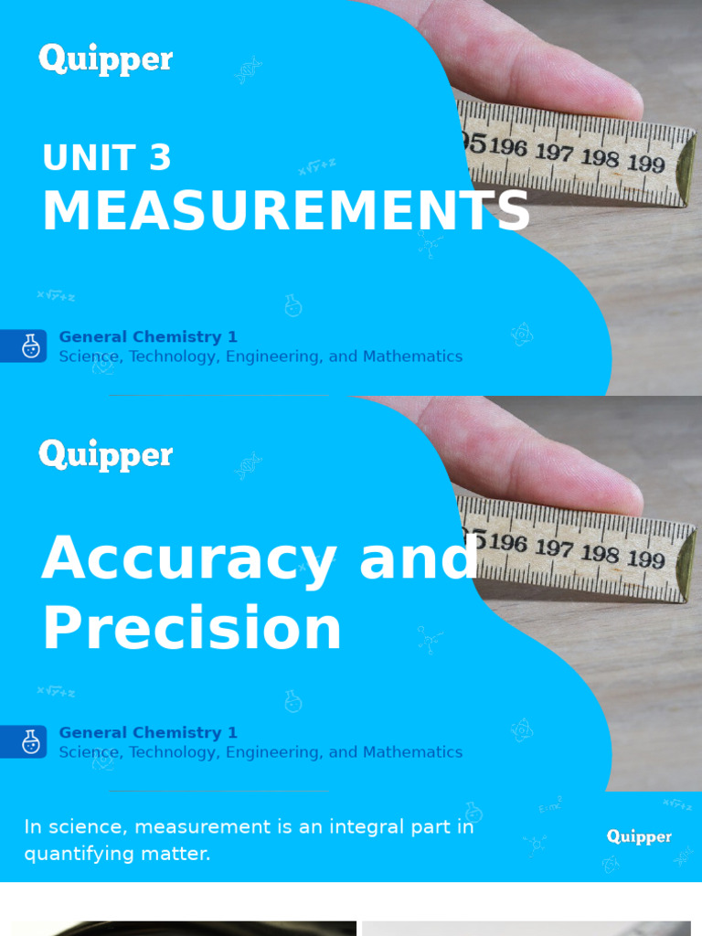 Unit 3 Measurements | PDF | Accuracy And Precision | Measurement
