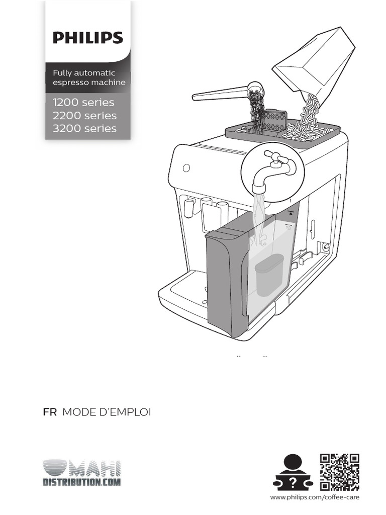 Mode d'emploi machines à café Philips | PDF | Café | Lave-vaisselles