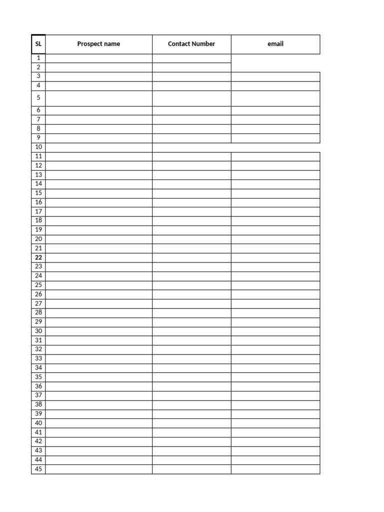 Prospect Contact List and Details | PDF | Bangladesh