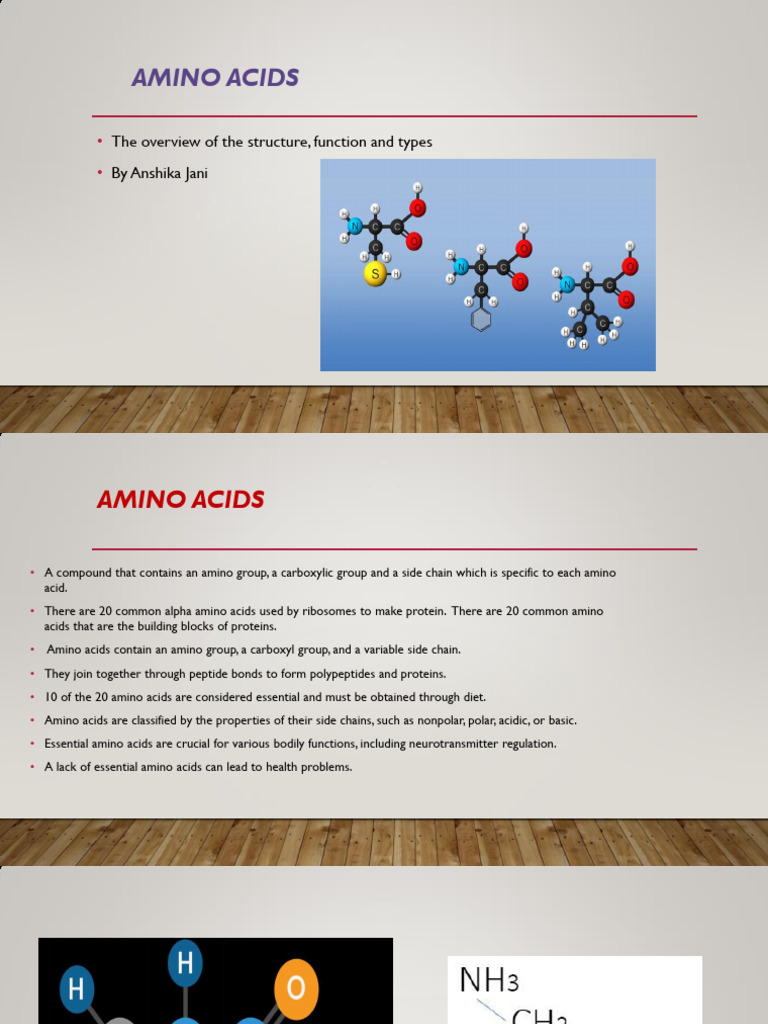 Amino Acids: Structure and Classification | PDF | Amino Acid ...