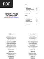 Download  CCLI Top Worship and Praise Songs 2008 translated into Spanish by Miguel Angel Torres Gallardo SN8147352 doc pdf