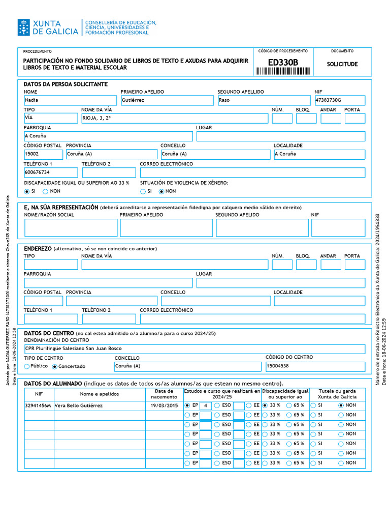Solicitude ED330B 20240618 | PDF