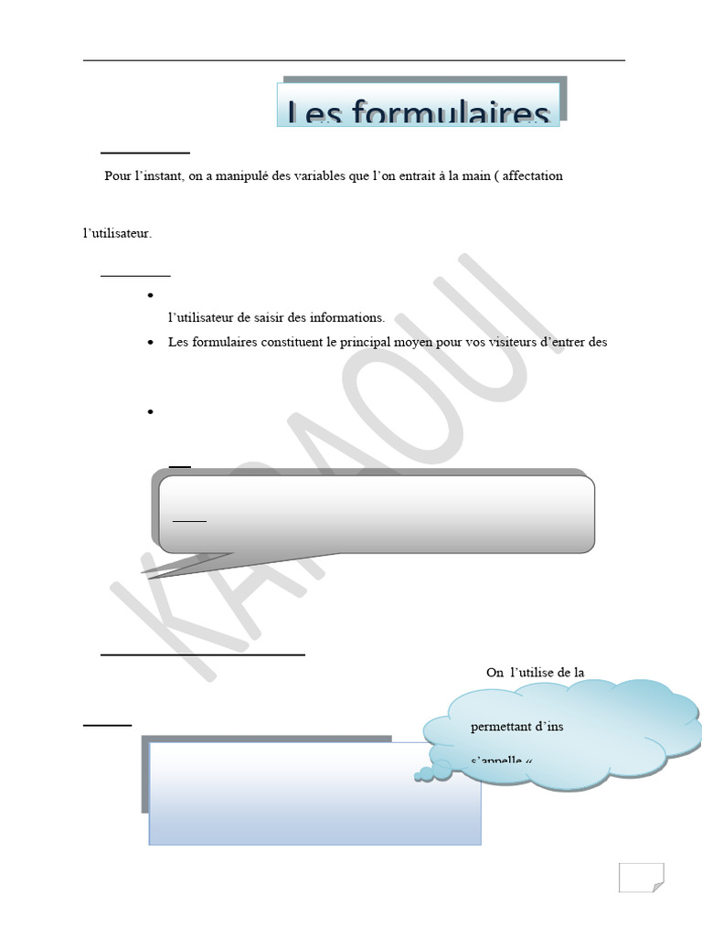 Code source formulaire HTML PDF | PDF | Html | PHP