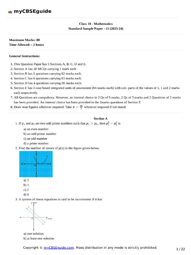 Maths Paper | PDF
