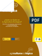 DIRECTORIO DE EMPRESAS ECOLÓGICAS DE ALIMENTACIÓN Con Datos de Contacto (Ministerio de Agricultura. 2012. 97 Págs PDF