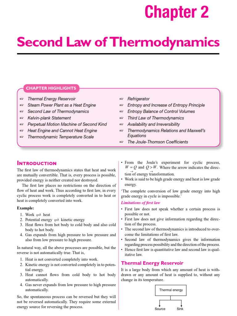 Understanding the Second Law of Thermodynamics | PDF | Heat | Second ...