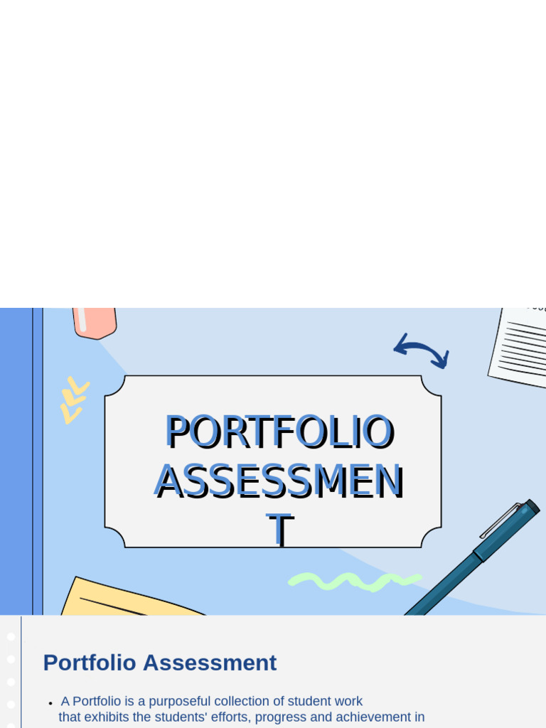 Understanding Portfolio Assessment | PDF | Educational Assessment ...