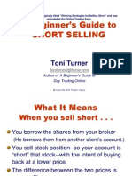 Beginners Guide To Short Selling With Toni Turner