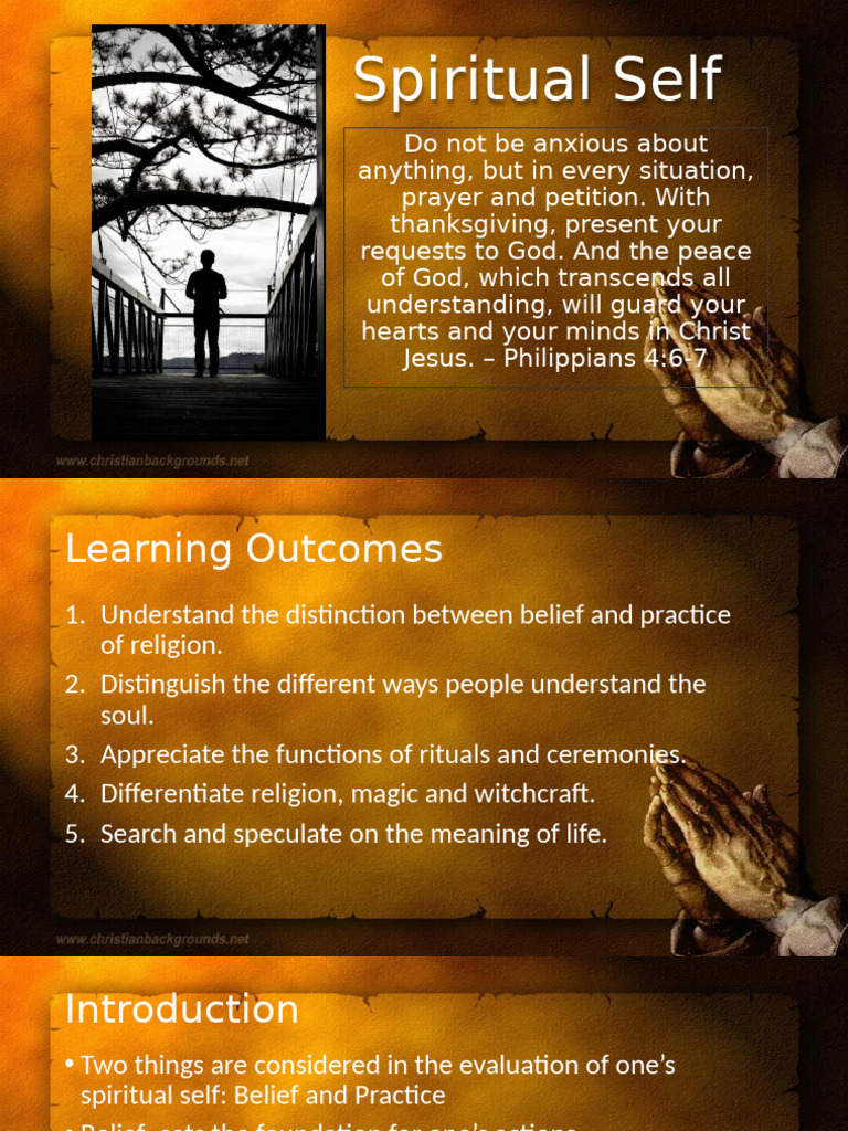 I- SPIRITUAL SELF | PDF | Soul | Spirituality