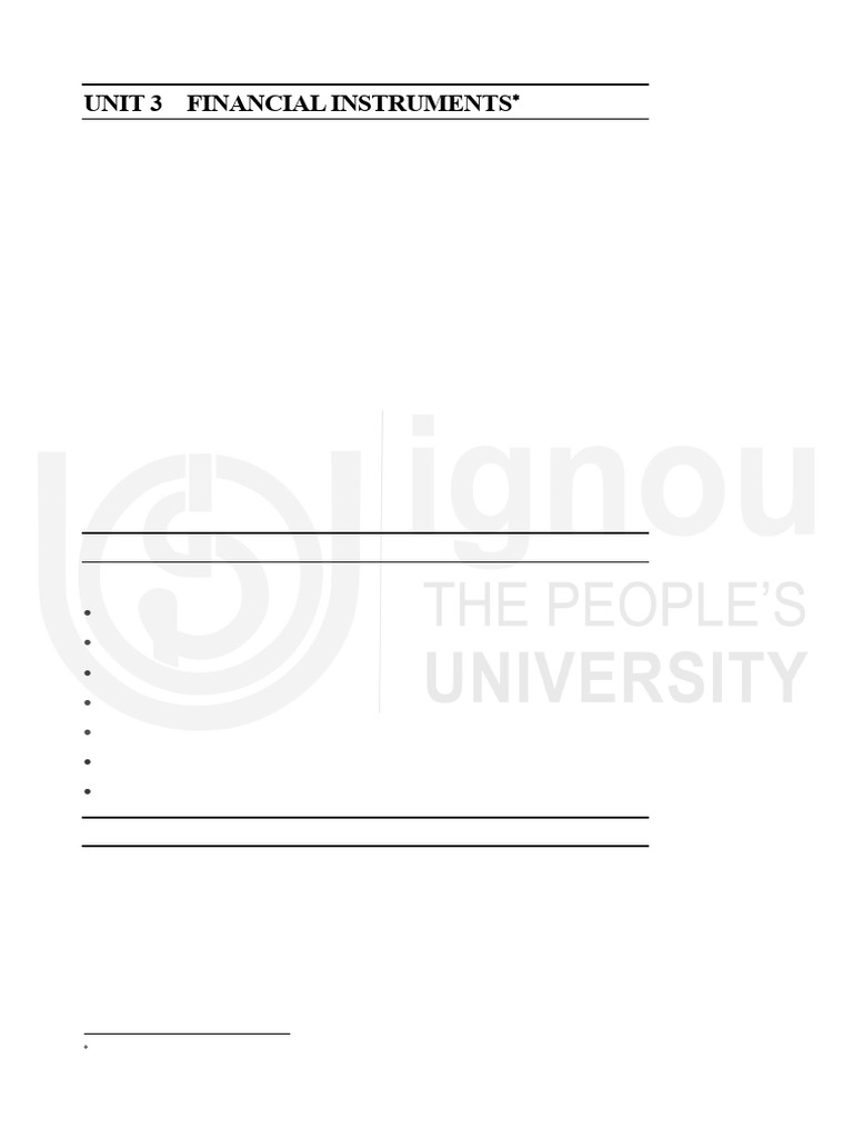Reference Material For Module 2 Financial Markets and Instruments | PDF ...
