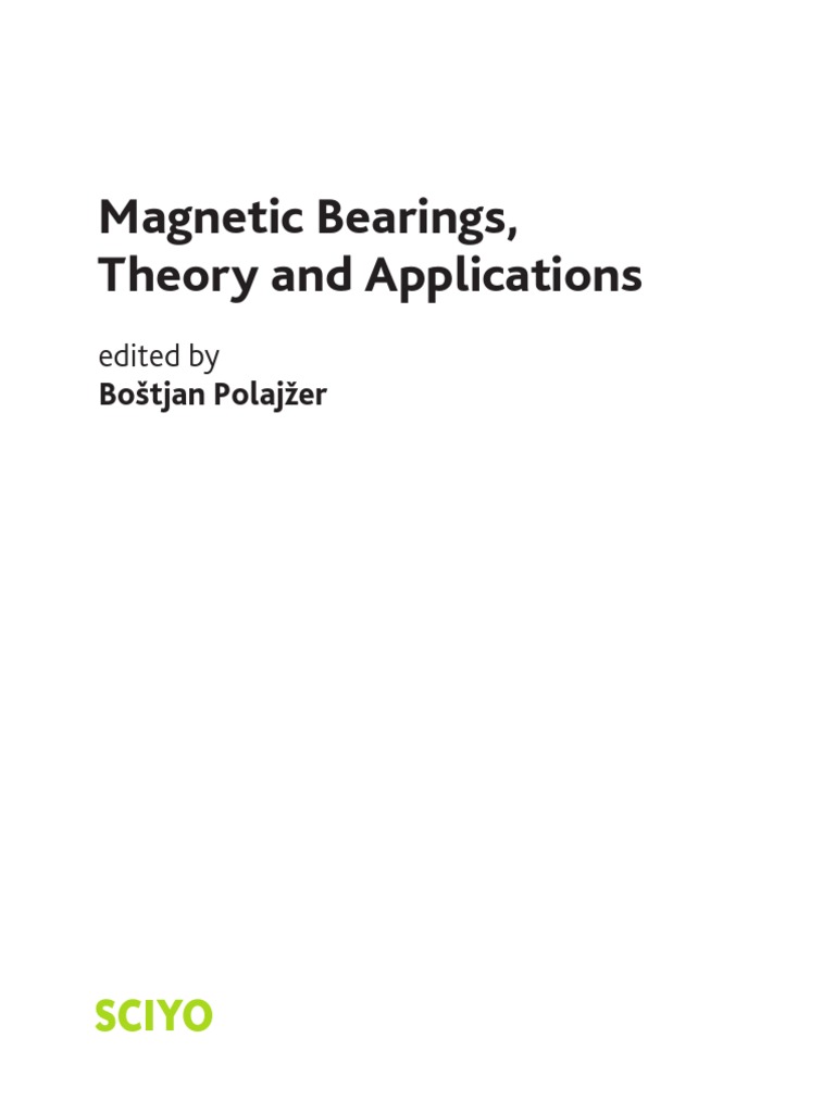Bearings Theory and Applications PDF Control Theory