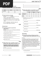 Test Unit 4a English Steps Plus | PDF
