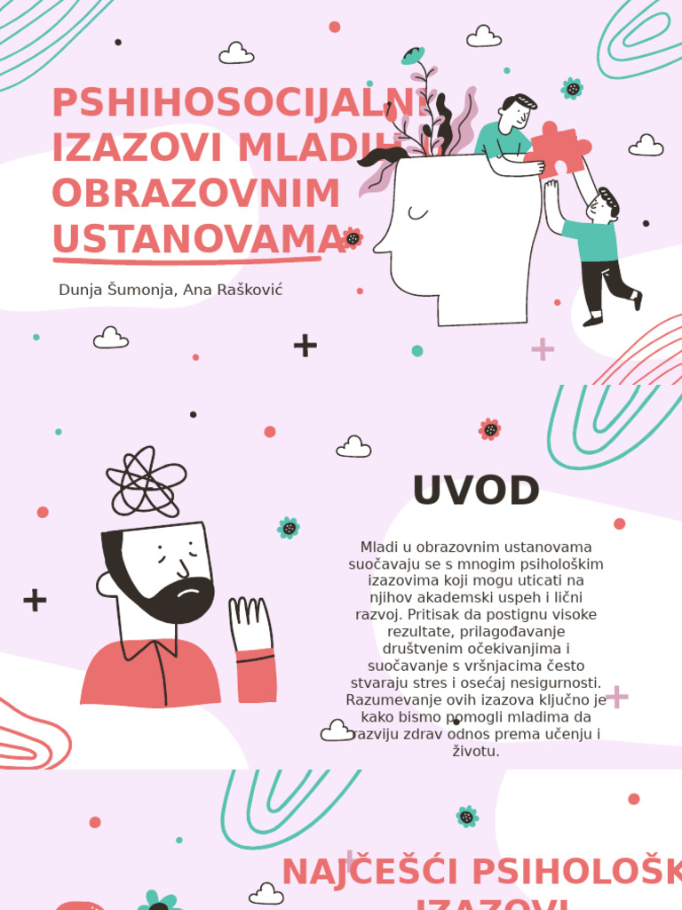 Youth Mental Health First Aid Workshop Pink by Slidesgo | PDF
