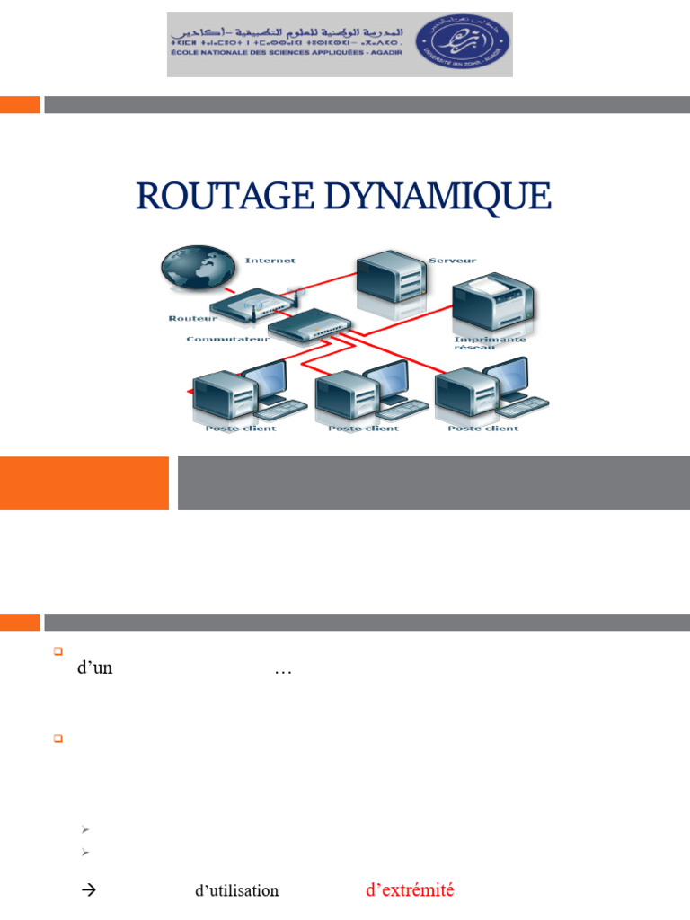 Protocole de routage dynamique expliqué | PDF | Routage | Transmission ...