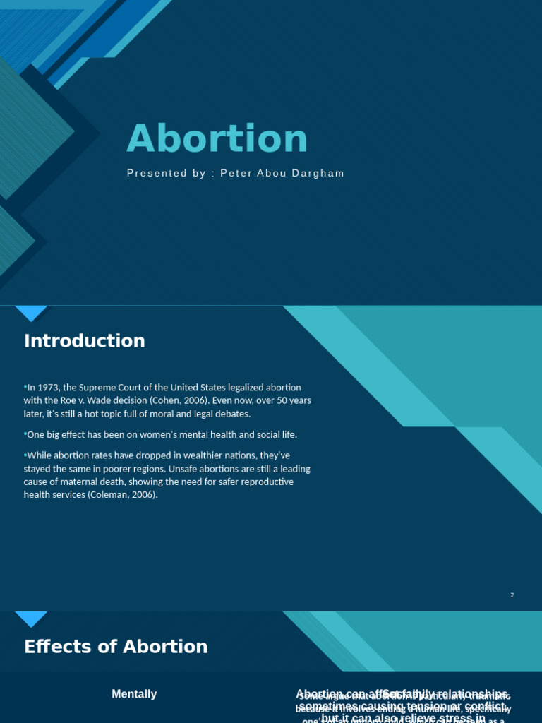 English Abortion Speech | PDF | Abortion | Birth Control