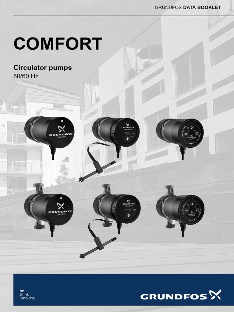 Grundfos COMFORT Pump Manual Overview | PDF | Electric Motor | Water ...